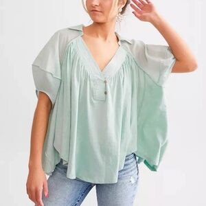 Free People We The Free-- Sunray Babydoll Top